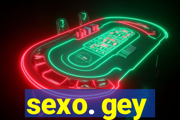 sexo. gey